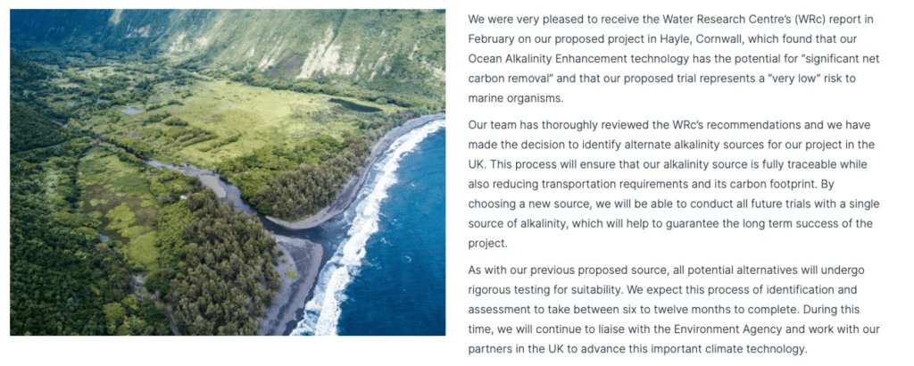 Planetary statement